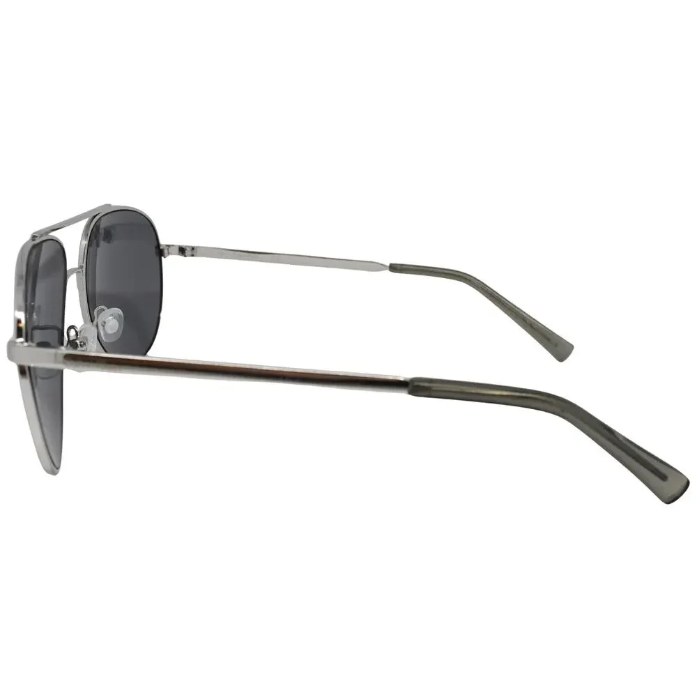 Calvin Klein R167S 045 Silver Aviator 54-16-140mm Sunglasses - FAIR CONDITION